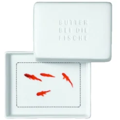 Räder Farbe>Butterdose „Butter bei die Fische"