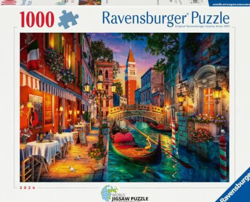 Ravensburger Erwachsenenpuzzle>Canal Cruise In Venice - Puzzle 1000 Teile