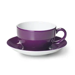 Dibbern Farbe>Cappuccino Obertasse 0,30 l Pflaume Solid Color