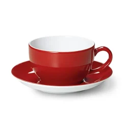 Dibbern Farbe>Cappuccino Obertasse 0,30 l Signalrot Solid Color