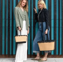 Reisenthel Taschen Und Körbe>Carrybag XS Frame Raffia Black Einkaufskorb klein