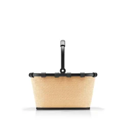 Reisenthel Taschen Und Körbe>Carrybag XS Frame Raffia Black Einkaufskorb klein