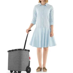 Reisenthel Reisetaschen Und Koffer>Carrycruiser frame twist silver Einkaufskorb mit R