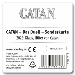 Kosmos Familien- Und Gesellschaftsspiele>CATAN - Das Duell - Sonderkarte 2023 Klaus Hüter v