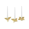 Georg Jensen A/S Baumschmuck Und Zubehör>CC2021 Stern Kerzenhalter XMAS gold 3Stck