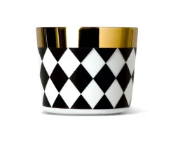 Sieger Fürstenberg Sekt>Champagnerbecher 0,25 l Check Black&White