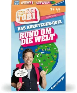 Ravensburger Familien- Und Gesellschaftsspiele>Checker Tobi, Rund Um Die Welt - Mitbringspiel