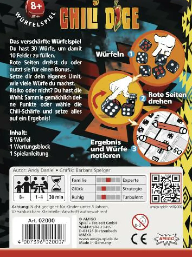 Amigo Familien- Und Gesellschaftsspiele>Chili Dice