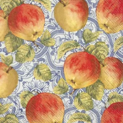 IHR Servietten Und Serviettenringe|Servietten>CLASSICAL APPLES blue Lunch-Servietten L 893240