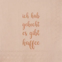 Räder Servietten Und Serviettenringe|Servietten>Cocktailserviette "Ich hab gekocht es gibt Kaffee