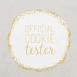 Räder Servietten Und Serviettenringe|Servietten>Cocktailserviette „Official cookie tester", 25x25