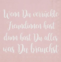 Räder Servietten Und Serviettenringe|Servietten>Cocktailserviette „Wenn du verrückte..", 25cmx25cm