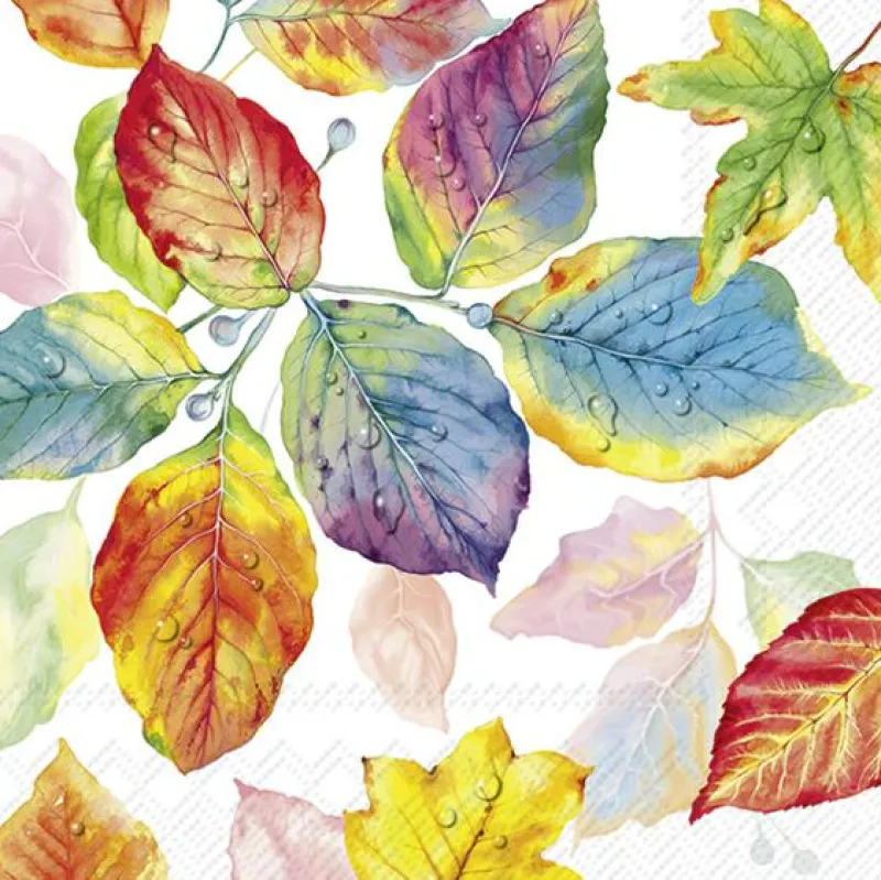 IHR Servietten Und Serviettenringe|Servietten>COLORFUL LEAVES Lunch-Servietten L1050300