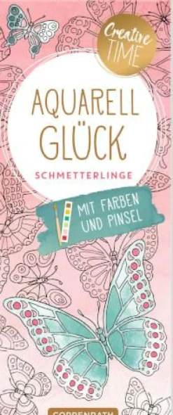 COPPENRATH SPG Malen Und Zeichnen>Creative Time - Aquarell-Glück Schmetterlinge