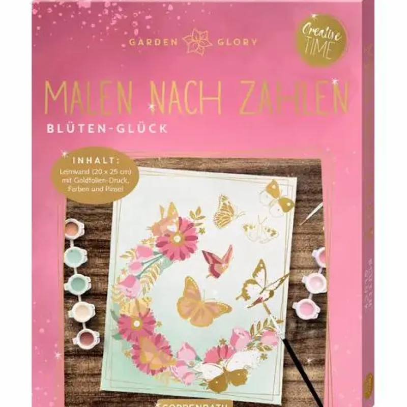 COPPENRATH SPG Malen Und Zeichnen>Creative Time - Malen Nach Zahlen Auf Leinwand Blü