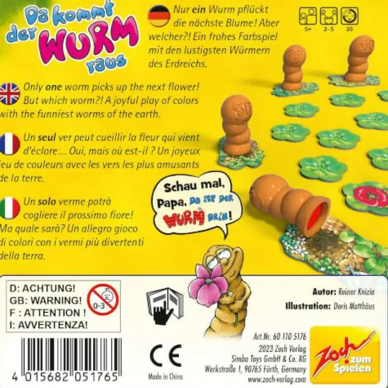 Zoch Kinderspiele>Da kommt der Wurm raus