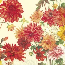 IHR Servietten|Servietten Und Serviettenringe>DAHLIA cream Lunch-Servietten L 786860