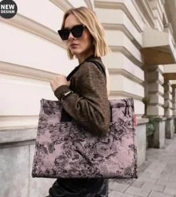 Reisenthel Taschen Und Körbe>Daily Shopper jacquard rose Einkaufstasche