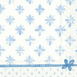 IHR Servietten Und Serviettenringe|Servietten>DARCY light blue Lunch-Servietten L 855949