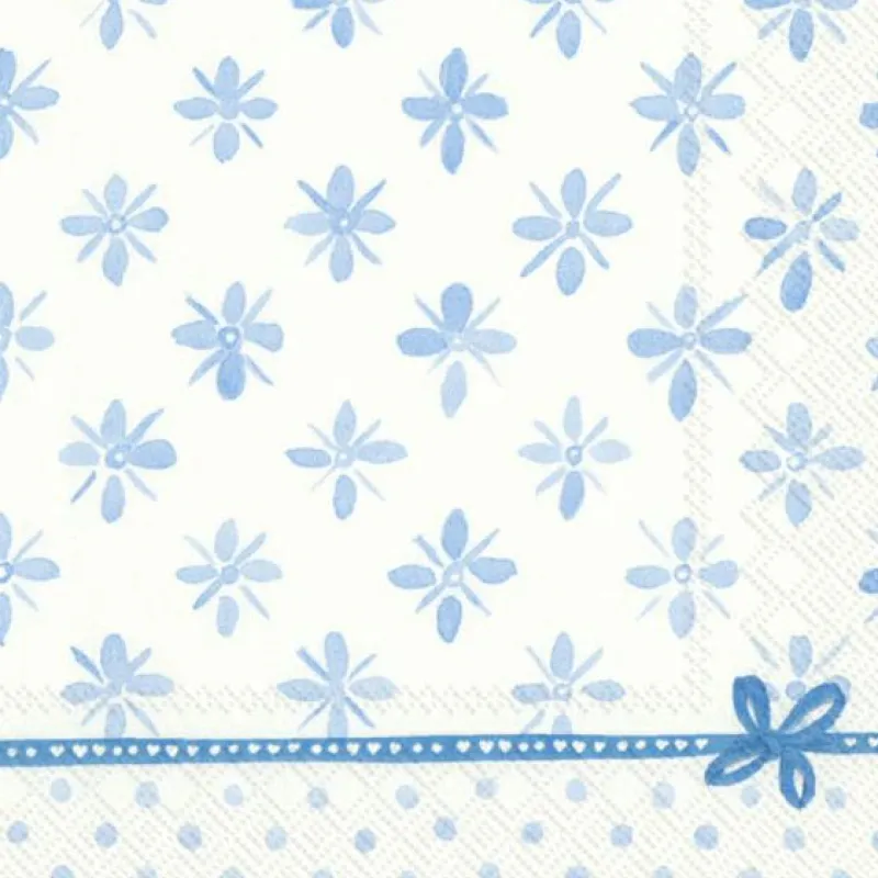 IHR Servietten Und Serviettenringe|Servietten>DARCY light blue Lunch-Servietten L 855949