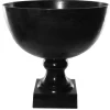 Shishi AS Schalen>Dekoschale auf Fuß schwarz, D45,5 H44,5cm, alumini