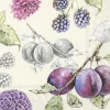 IHR Servietten Und Serviettenringe|Servietten>DELICIOUS PLUMS linen Lunch-Servietten L 821566