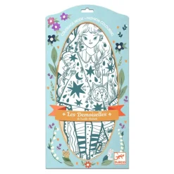 Djeco Malen Und Zeichnen>Demoiselles Angele, Ausmalbilder