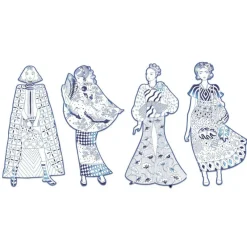 Djeco Malen Und Zeichnen>Demoiselles Laura, Ausmalbilder