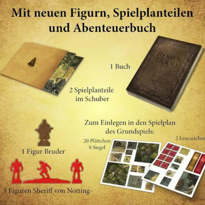 Kosmos Familien- Und Gesellschaftsspiele>Die Abenteuer des Robin Hood - Erweiterung: Bruder