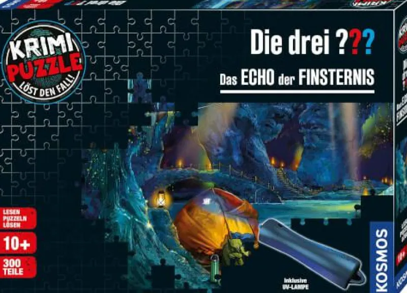 Kosmos Kinderpuzzle>Die drei ??? - Das Echo der Finsternis: Krimipuzzl