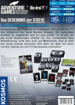 Kosmos Familien- Und Gesellschaftsspiele>Die drei ??? - Das Geheimnis der Statue - Adventur