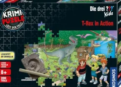 Kosmos Kinderpuzzle>Die drei ??? Kids - T-Rex in Action: Krimipuzzle 2