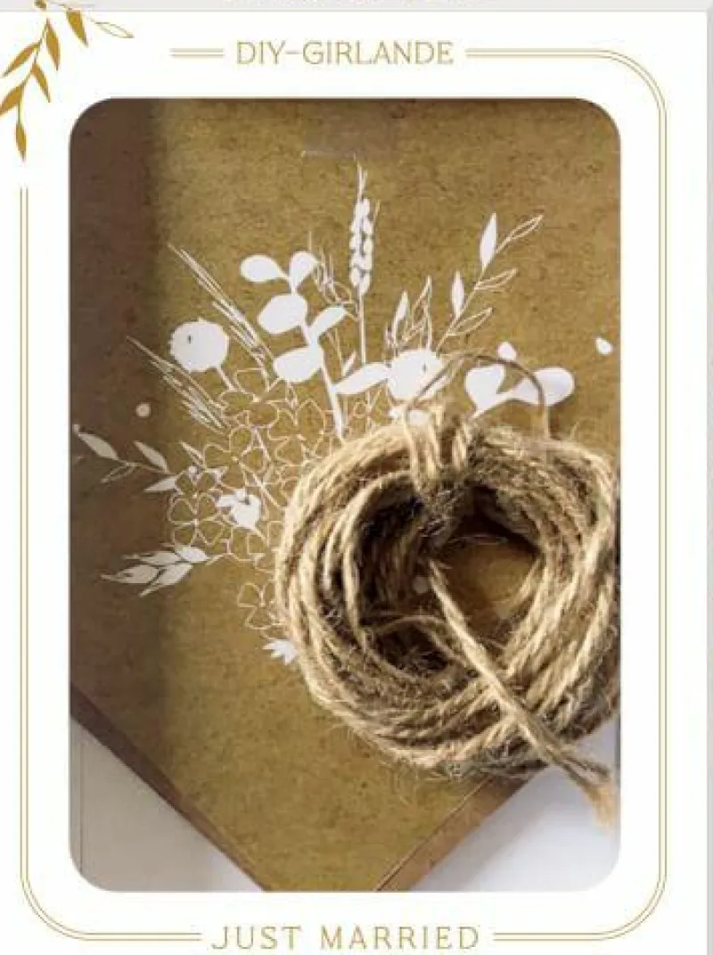 COPPENRATH SPG Wand- Und Fensterdekoration>DIY-Girlande - Just Married