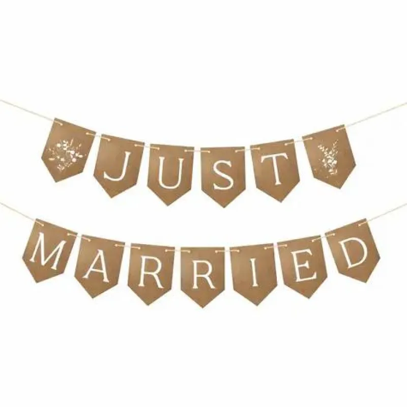 COPPENRATH SPG Wand- Und Fensterdekoration>DIY-Girlande - Just Married