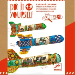 Djeco Basteln>Do it yourself: Flugzeuge am Himmel