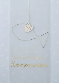 Räder Karten>Drahtkarte „Gute Wünsche zur Kommunion"