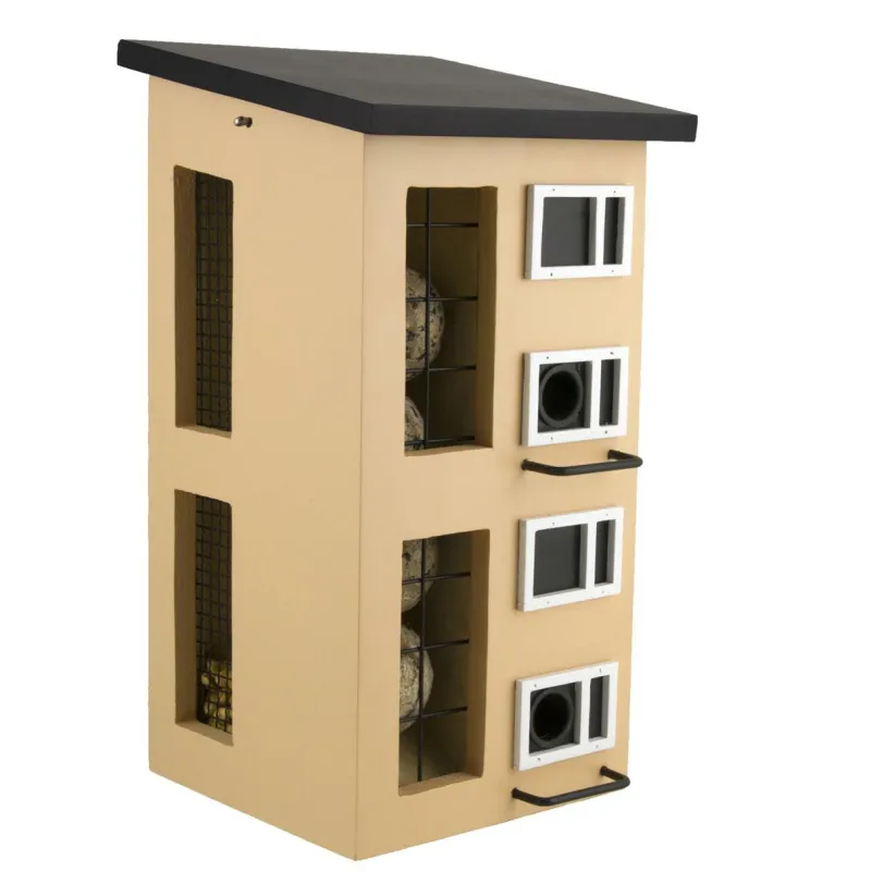 Wildlife Garden AB Figuren>Dreifach-Futterspender gelb