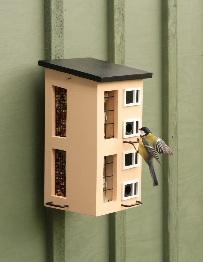 Wildlife Garden AB Figuren>Dreifach-Futterspender gelb