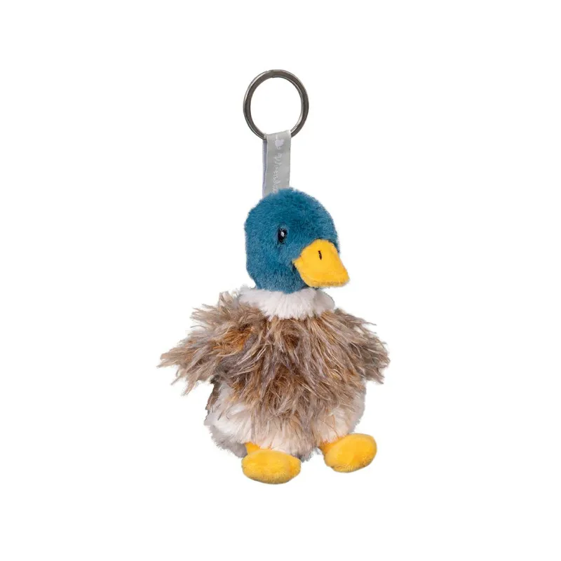 Wrendale Desings Ltd Schlüssselkasten Und Schlüsselanhänger>Duck Plush Keyring Ente