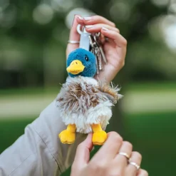 Wrendale Desings Ltd Schlüssselkasten Und Schlüsselanhänger>Duck Plush Keyring Ente