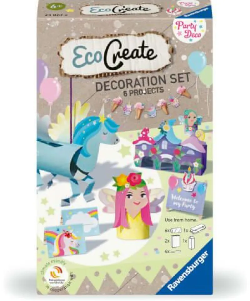 Ravensburger Malen Und Zeichnen>Eco Create Mini - Decorate for your Unicorn Birthd