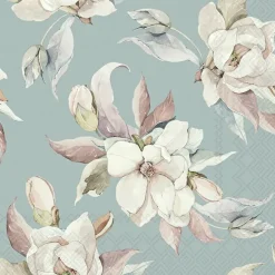 IHR Servietten Und Serviettenringe|Servietten>ELOISE blue Cocktail-Servietten C 938340