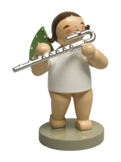 Wendt&Kühn Figuren>Engel mit Bassflöte