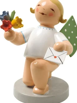 Wendt&Kühn Figuren>Engel mit Brief und Blumen