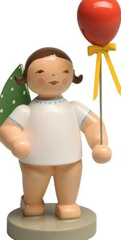 Wendt&Kühn Figuren>Engel mit Luftballon, rot