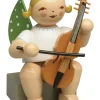 Wendt&Kühn Figuren>Engel mit Viola da Gamba neu 2025