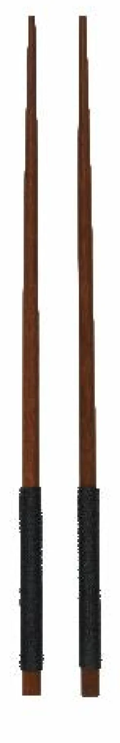 Asa Selection Weiß>2er Set Stäbchen m. schwarzem Nylongriff