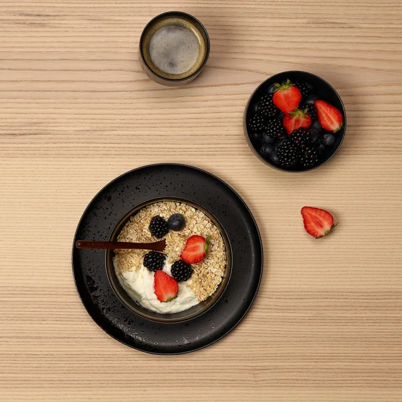 Asa Selection Henkelbecher>2er Set Teebecher, kuro D. 7,5 cm, H. 7,5 cm, 0,2