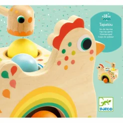 Djeco Spielen>Erste Entwicklung: Tapatou Klopfbank Huhn