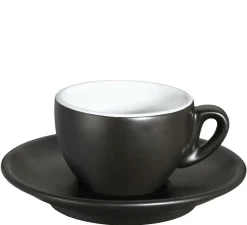 Cilio Kaffeezubehör>Espressotasse ROMA schwarz matt